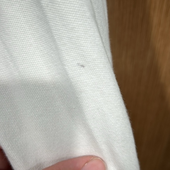 Croft and Barrow White with Black Stripes 3 Quarter Sleeve Size XL - Picture 7 of 8